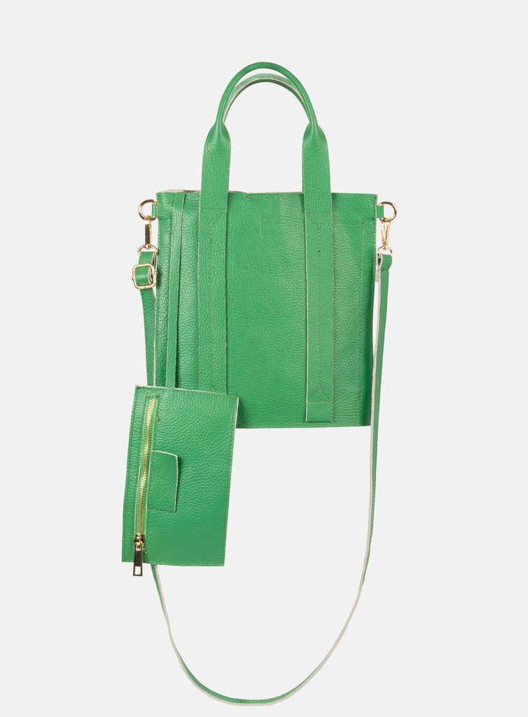 green leather bag (7605481537775)