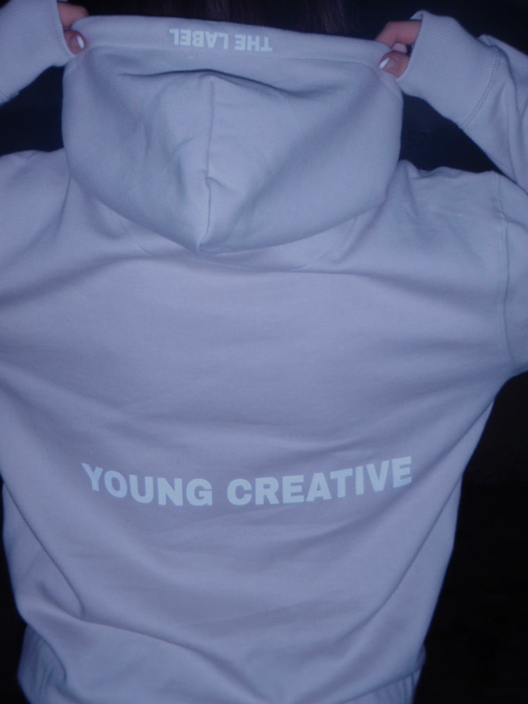 Young creative hoodie beige (7879979729135)