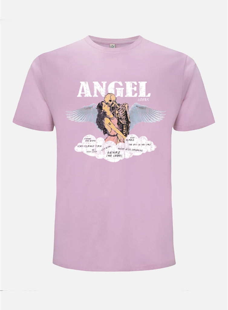 Angel tee pink (7557115379951)